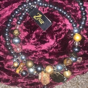 NWT Zevar Authentic Unique Choker Necklace